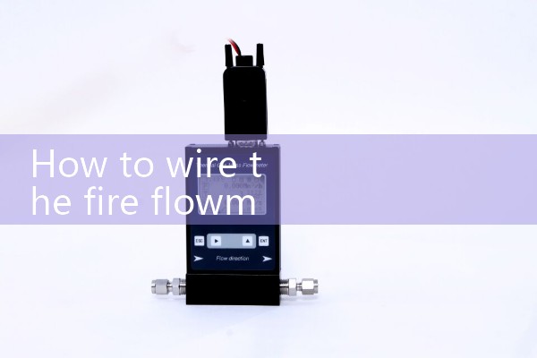 How to wire the fire flowmeter