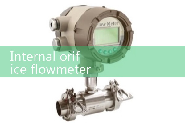 Internal orifice plate flowmeter