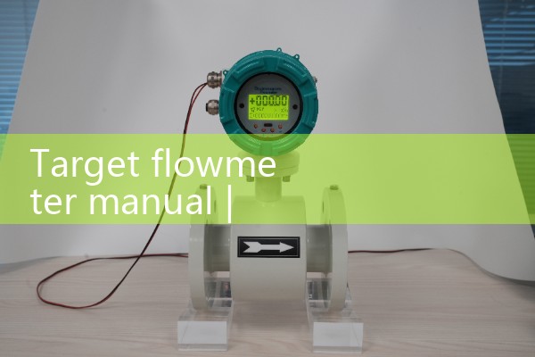 Target flowmeter manual
